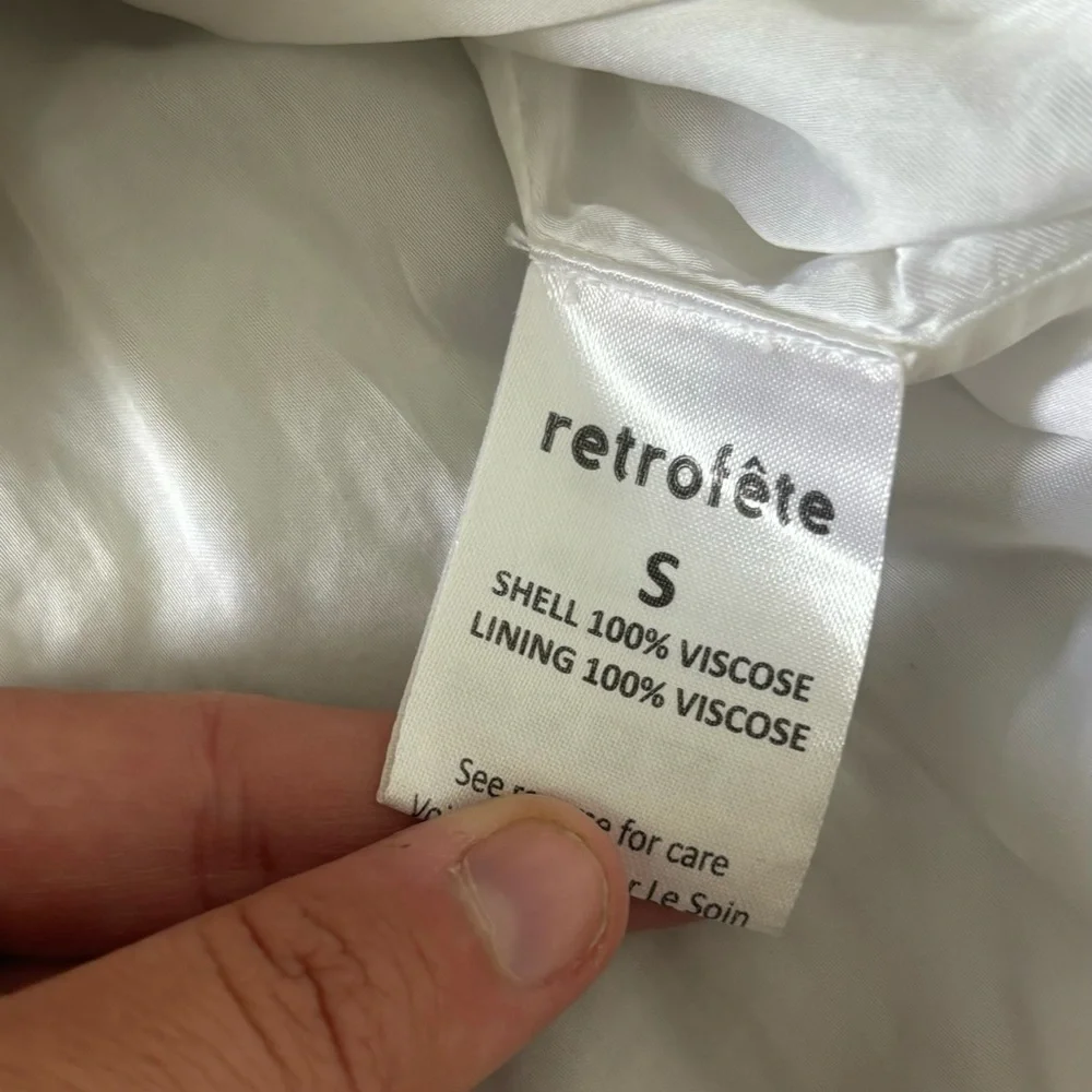 retrofete gabrielle sequin belted robe mini dress new nwt - Picture 8 of 9